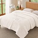 Luciphia Waterproof Dog Blanket, Washable Reversible Flannel Pet Throw