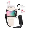 LUCKINEE Tumbler Holder with Strap Water Bottle Holder with Strap Handle
