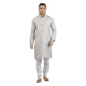 LUCKWIN Handloom Blend Kurta Pyjama Set for