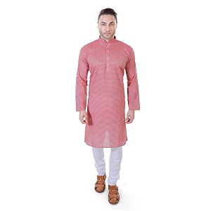 LUCKWIN Mens Regular Fit Cotton Kurta Pyjama