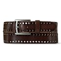 Lucky Brand Men's Genuine Leather Belt | Classic | Casual | Everyday | Western | American Heritage | Metal Buckle