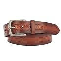 Lucky Brand Men's Genuine Leather Belt | Classic | Casual | Everyday | Western | American Heritage | Metal Buckle