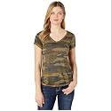 Lucky Brand Women39s Camo Burnout Tee Shirt
