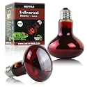 LUCKY HERP 75W Reptile Heat Lamp Bulbs 2 Pack, Reptiles &amp; Amphibians Infrared Basking Spot Lamp, Heat Light Bulb for Turtle, Bearded Dragon, Lizard