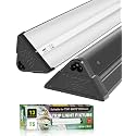 LUCKY HERP T5 Reptile Light Fixture Combo Kit 8W (New Upgrade), 10.0 UVB Light for Reptiles and Amphibians, UVA UVB Basking Light Desert Lamp for Lizard, Bearded Dragon, Tortoise 12inch