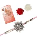 Lucky Jewellery Rakhi Gold Plated Rakhe Boho
