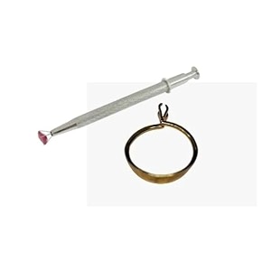 lucky store spring type ring diamond holder display jewelry tool for jewellersboutiques- gold amp gemstone holder combo