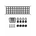Lucky Straps 60"x18" Tailgate Net for Full Size Pickup Truck Bed, Black