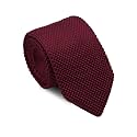 Luckyvestir Knit Ties for Men Solid Color Skinny Tie Knitted Necktie Formal Business Wedding Graduation Dinner