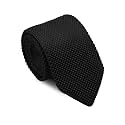Luckyvestir Knit Ties for Men Solid Color Skinny Tie Knitted Necktie Formal Business Wedding Graduation Dinner