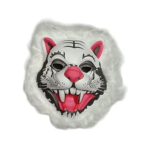animal face mask for halloween animals kids children young adults party-goers - unisex kids - foam jungle animal mask - pack of 1