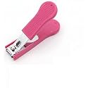luella Bell Nail Cutter Finger Nail Cutter Toenails Stainless Steel for Men's and Women (Multicolor) (pink.)
