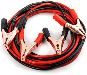 lufarp car heavy duty auto jumper cable battery booster wire clamp 7 ft battery jumper cable
