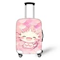 Luggage Covers,Luggages Covers for Suitcase,Suitcase Protective Cover,Travel Luggage Cover Suitcases Protector Axolotl Scales