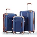 3 Piece Luggage Set with YKK Zippers and TSA Lock