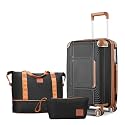 3 Piece Carry On Luggage Set Expandable TSA Lock Suitcase