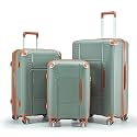 3 Piece Luggage Set with YKK Zippers and TSA Lock