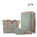 3 Piece Carry On Luggage Set Expandable TSA Lock Suitcase