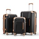 3 Piece Luggage Set with YKK Zippers and TSA Lock