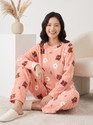 Lugo Women Printed Multicolor Night Suit Set