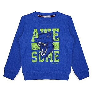 Luke and Lilly Boys Fleece Fullsleeve Printed