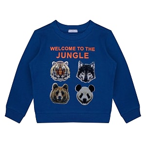 Luke and Lilly Boys Fleece Fullsleeve Printed