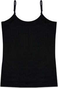 luke and lilly camisole for girls black pack of 2