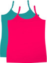 Luke and Lilly Camisole For Girls (Multicolor, Pack of 2)