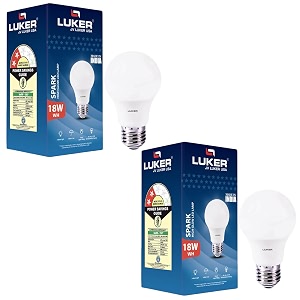 LUKER JVLuker 18W LED Bulb B22 Base