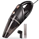 Lukzer 150W Portable Wet/Dry Vacuum Cleaner | Handheld Lightweight High Power Car &amp; Home Cleaning Tool | Strong Suction with 3 Attachments, Extra Long Cord &amp; Filter Protection CH-459