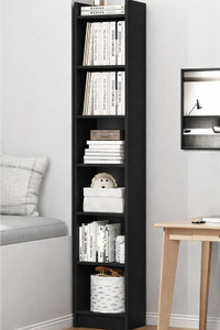 lukzer 6 layer bookcase multipurpose rack mr-005 engineered wood open book shelf