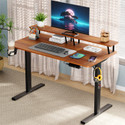 LUKZER Electric Height Adjustable Desk with USB
