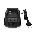 Lukzer Fastest 36V Battery Charger High Efficiency Charger Power Adapter Compatible With Only Lukzer Power Tools (Black)