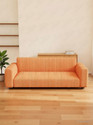 LUKZER Jacquard 3 Seater Sofa Geometric Cover