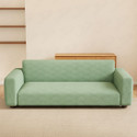 LUKZER Jacquard 4 Seater Sofa Abstract Cover