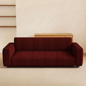 lukzer jacquard 4 seater sofa geometric cover