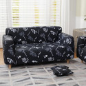 LUKZER Polyester 2 Seater Sofa Floral Cover