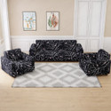 LUKZER Polyester 311 Seater Sofa Floral Cover