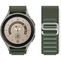 LULLABY 22mm nylon strap Compatible for Samsung Watch, Noise Colorfit, Boat, FIreboltt, Amazefit GT, Alpine Loop Bands G-hook Strap Universal Compatibility with Lug Size of 22mm (, Green)