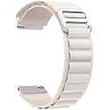 LULLABY 22mm nylon strap Compatible for Samsung Watch, Noise Colorfit, Boat, FIreboltt, Amazefit GT, Alpine Loop Bands G-hook Strap Universal Compatibility with Lug Size of 22mm (star light)