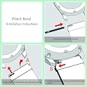 LULLABY® Nylon Classic Loop Band 22mm Universal Strap Compatible with Amazfit Pace/Stratos/Samsung Gear S3 Classic/Frontier with Hook and Loop Fastener Closure (Watch Not Including)(Cargo Khaki)