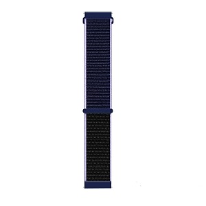 lullaby nylon classic sport loop band 22mm universal replacement strap compatible with amazfit pacestratossamsung gear s3 classicfrontier with hook and loop fastener closure watch not including purple with blue
