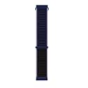 LULLABY NYLON Classic Sport Loop Band 22mm Universal Replacement Strap Compatible with Amazfit Pace/Stratos/Samsung Gear S3 Classic/Frontier with Hook and Loop Fastener Closure (Watch Not Including) (PURPLE WITH BLUE)