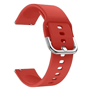 lullaby silicone plain with metal hook classic sport loop band 22mm universal replacement strap compatible with amazfit pacestratossamsung gear s3 classicfrontier with hook and loop fastener closure watch not including red
