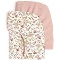 lulumoon Muslin Mini Crib Sheets: Pack and Play Sheets 38" x 26"