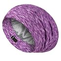 LULUSILK Mulberry Silk Bonnet for Sleeping Women and Men, Assorted Purple