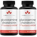 Luma Nutrition Glucosamine Chondroitin MSM Supplement - 90 Capsules (Pack of 2)