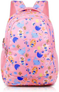 luman large 34 l laptop backpack casual stylish mini 3 compartment backpack for girls kids in school tuition multicolor