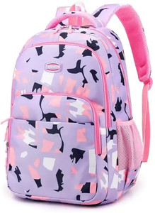 luman laptop backpack school backpack for girls women 3 decker with hearts print 34 l backpack