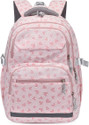 Luman Large 38 L Laptop Backpack Laptop Backpack School Backpack for Girls Women 3 Decker with Hearts Print (Pink)